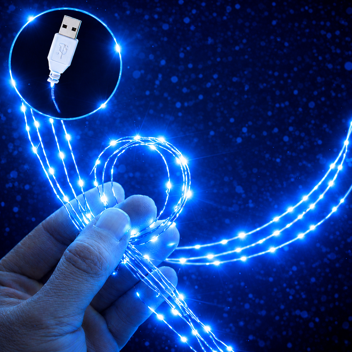 USB LED Copper Strip Light