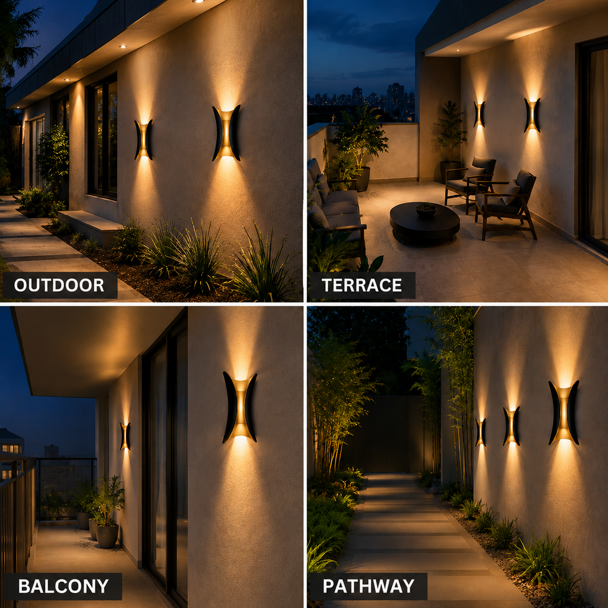Vase Outdoor Wall Light