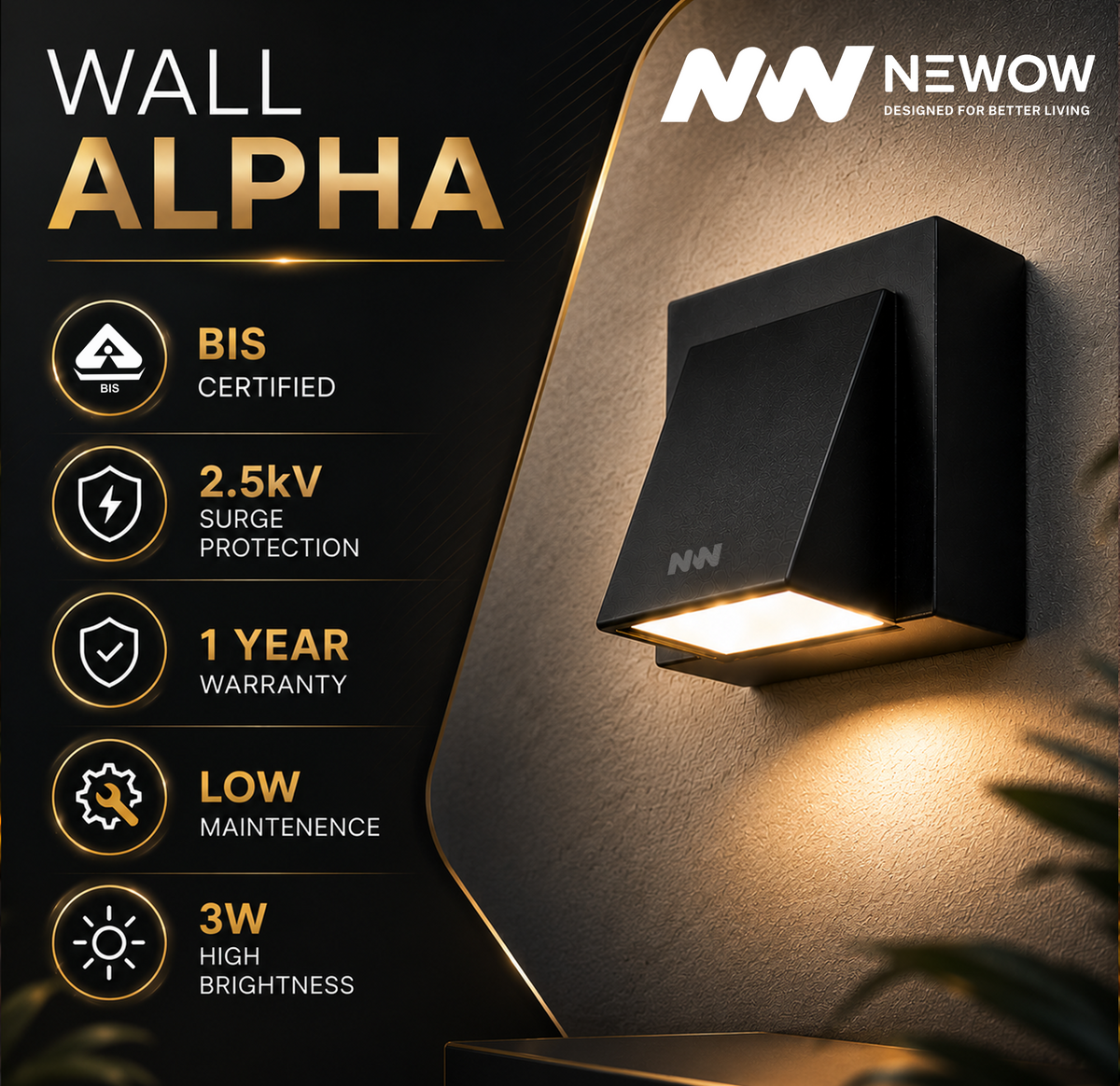 Wall Alpha Outdoor Wall Light