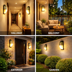 Rainbow 15W Outdoor Wall Light