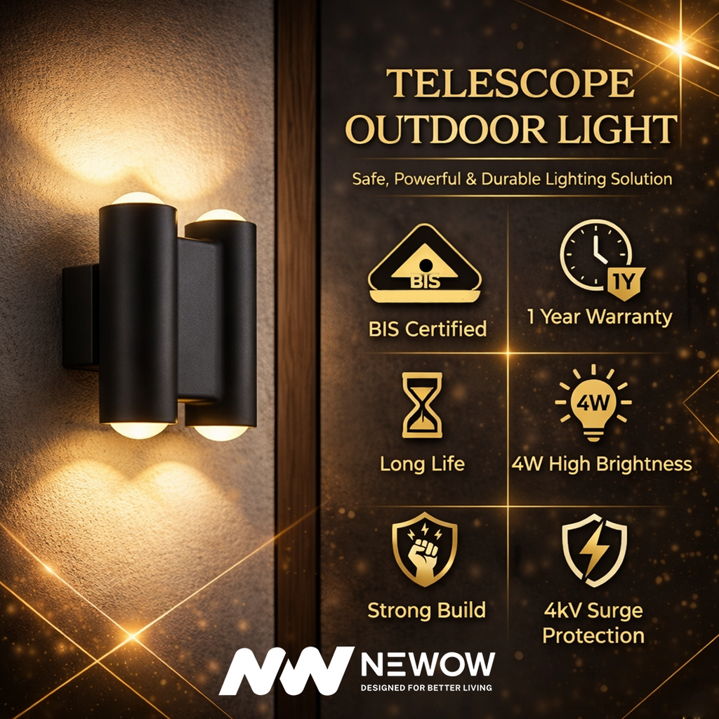 Telescope 4W Outdoor Wall Light