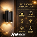 Telescope 4W Outdoor Wall Light