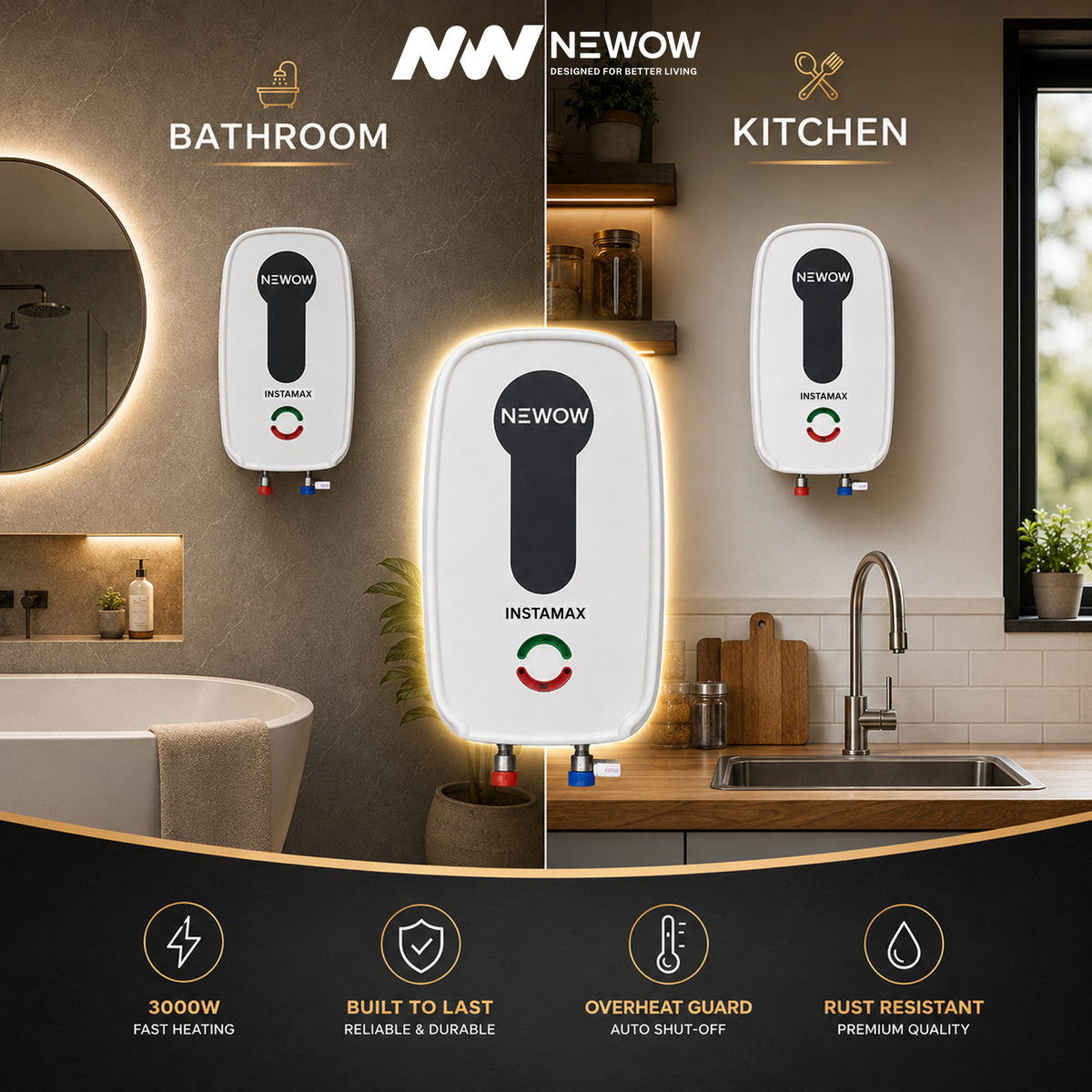 Instamax Electric Geyser
