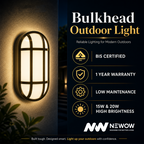 Bulkhead Outdoor Wall Light