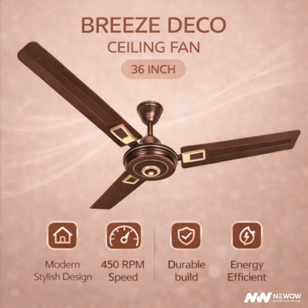 NW Breeze Deco Ceiling Fan
