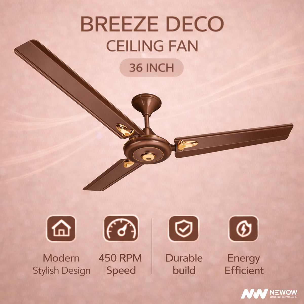 NW Breeze Deco Ceiling Fan