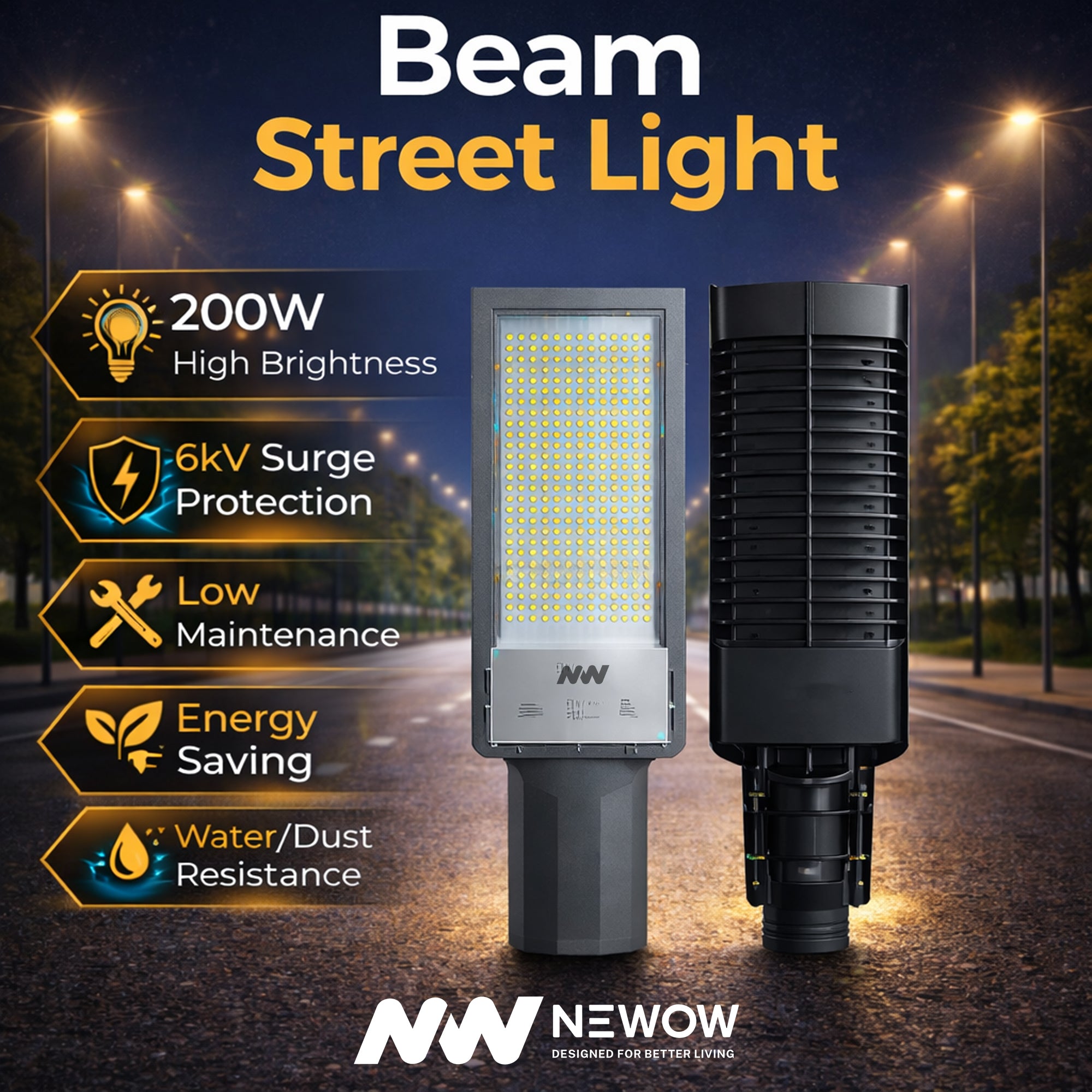 Beam LED Street Light