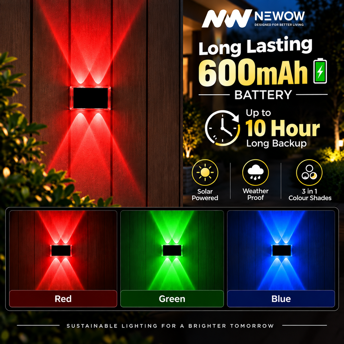 Solar Comet Outdoor Light