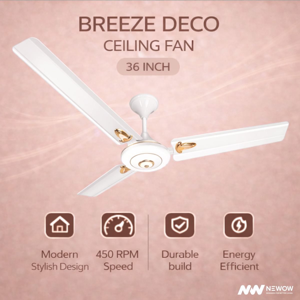 NW Breeze Deco Ceiling Fan