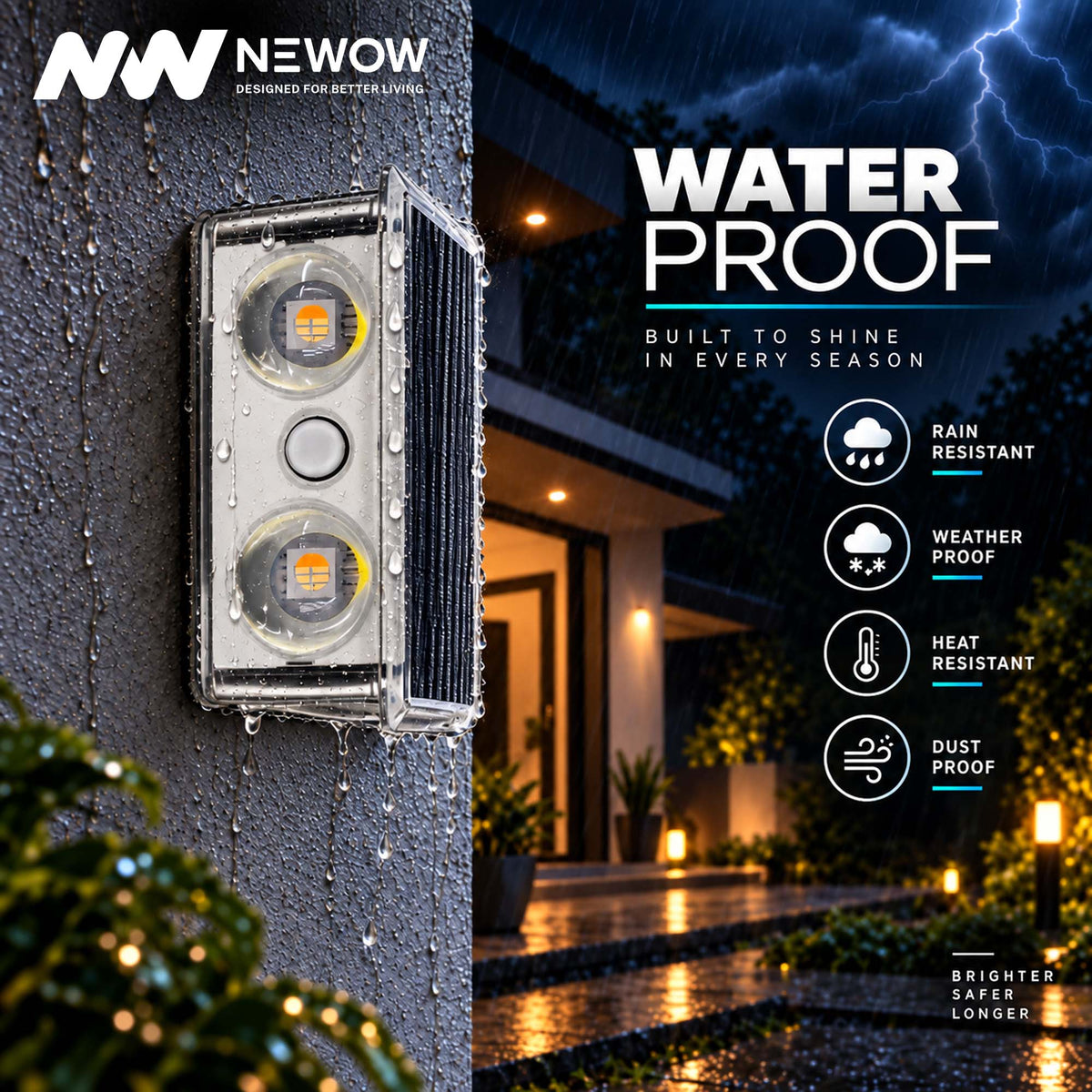 Solar Comet Outdoor Light