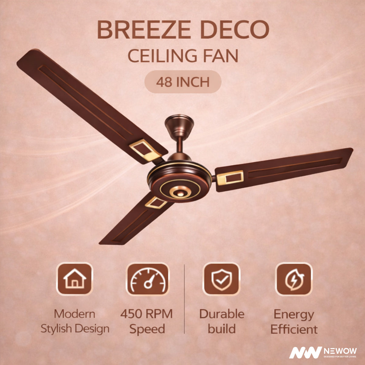NW Breeze Deco Ceiling Fan