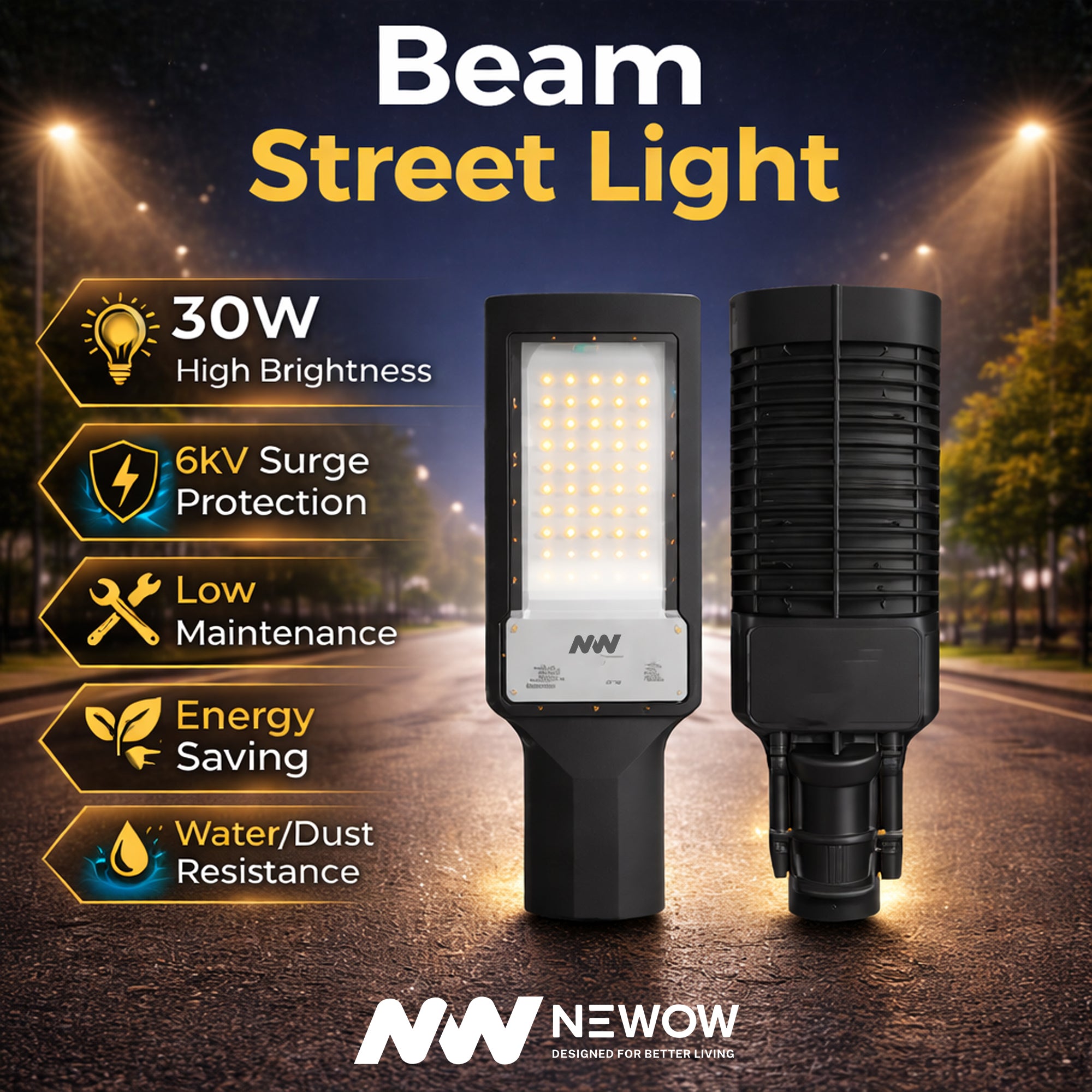 Beam LED Street Light