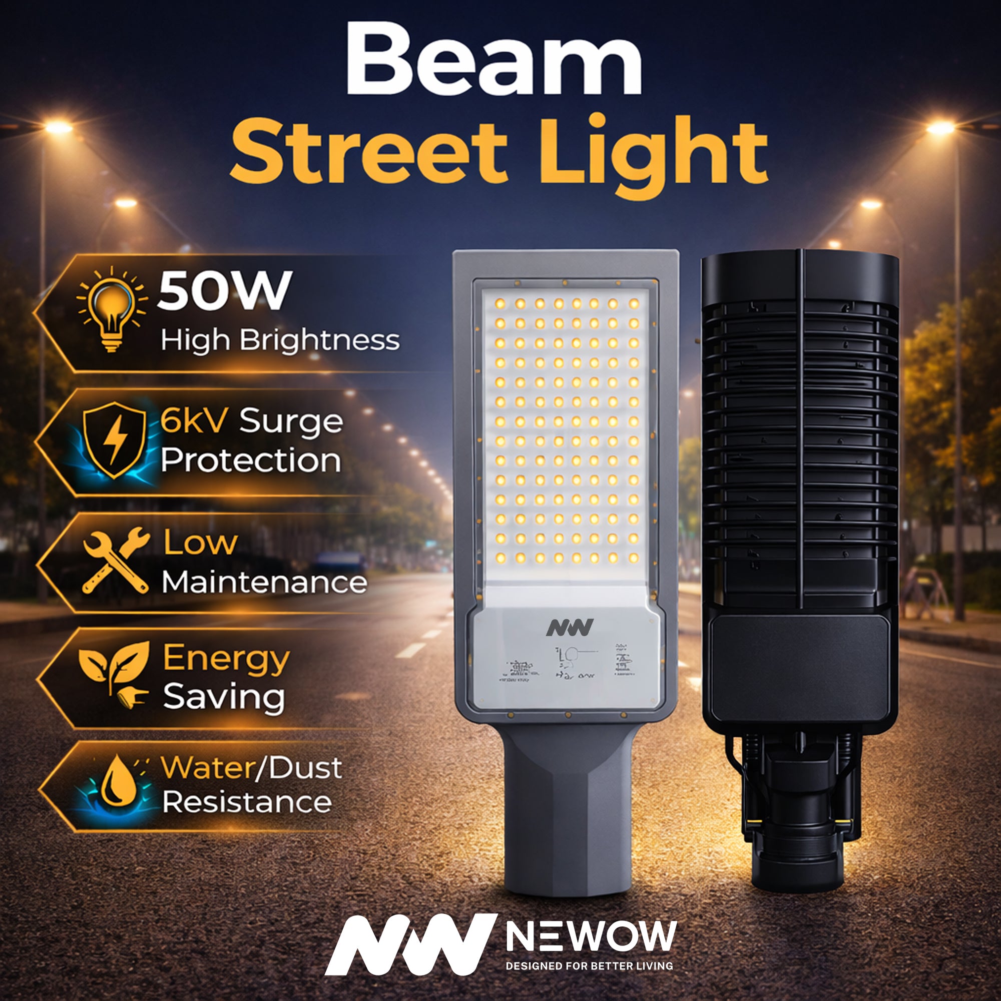 Beam LED Street Light