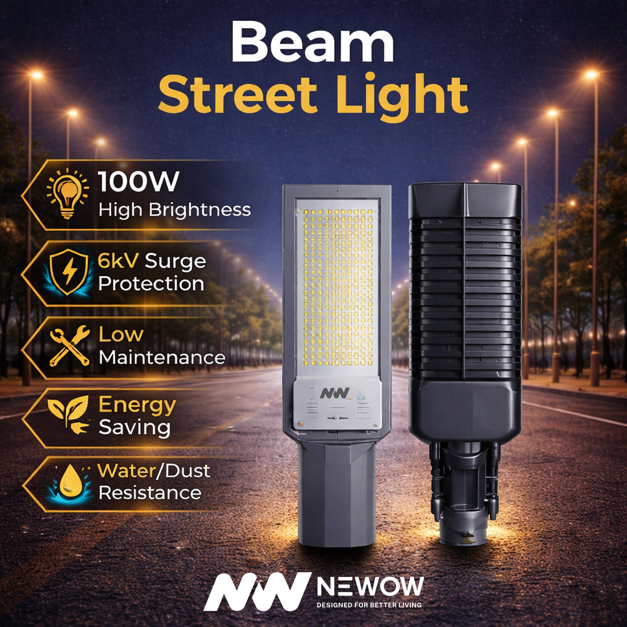 Beam LED Street Light