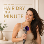 Supersonic High-Speed Hair Dryer Salon-style styling at home — without the salon price.