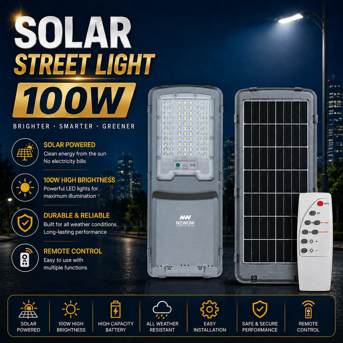 Solar LED Street Light