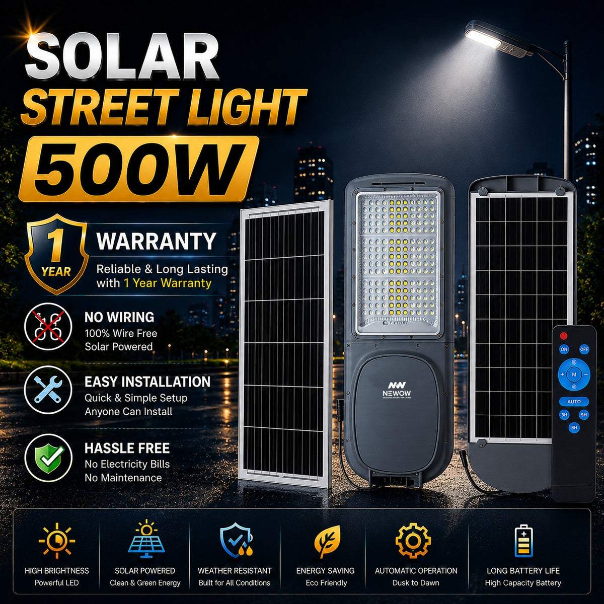 Solar LED Street Light