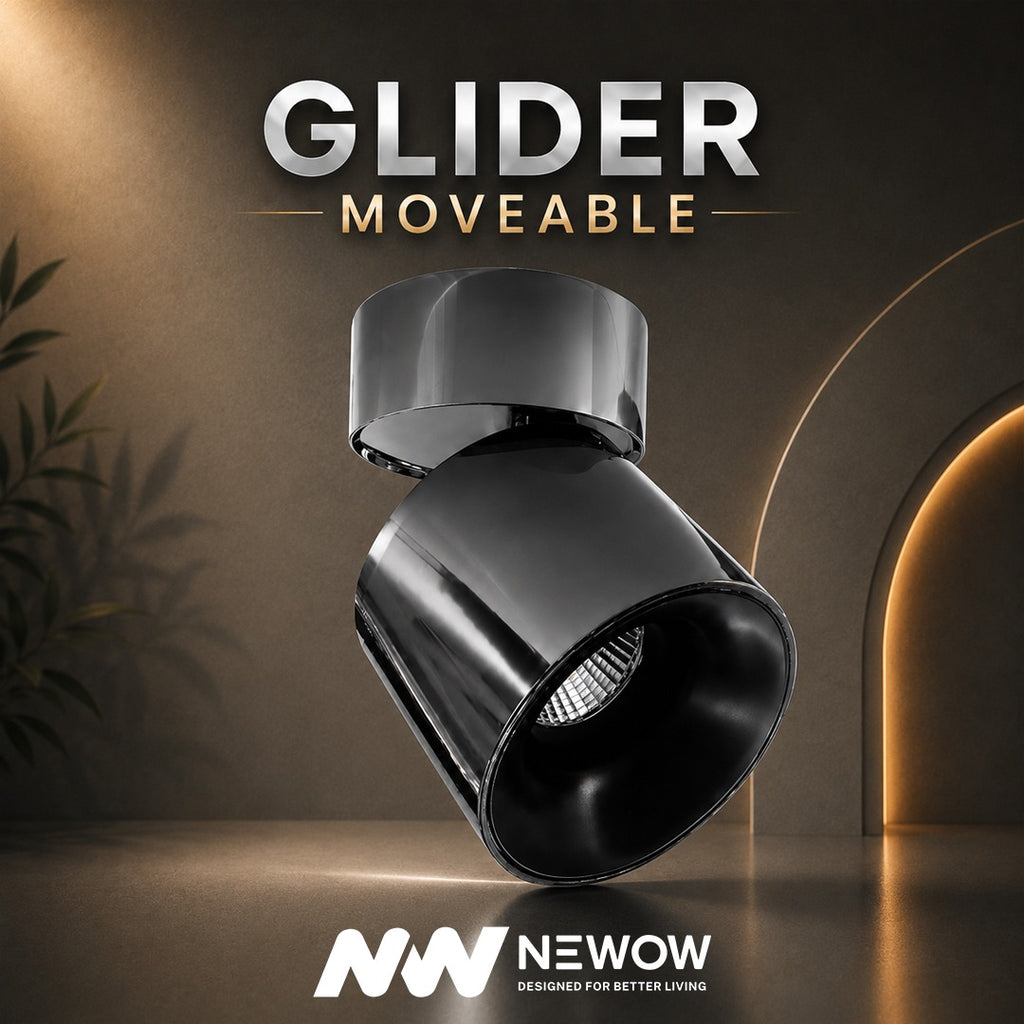 Glider CNC LED Moveable Suface Light