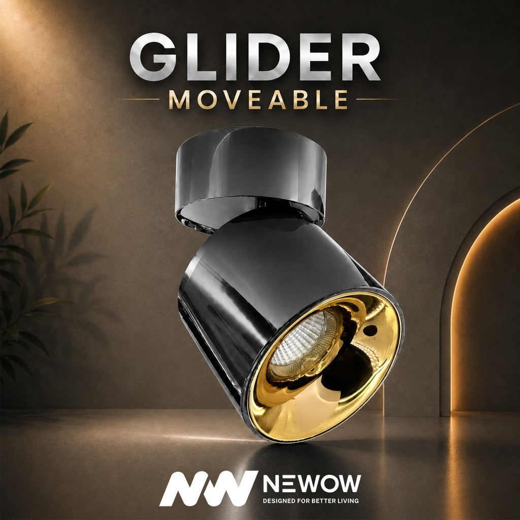 Glider CNC LED Moveable Suface Light