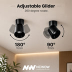 Glider CNC LED Moveable Suface Light